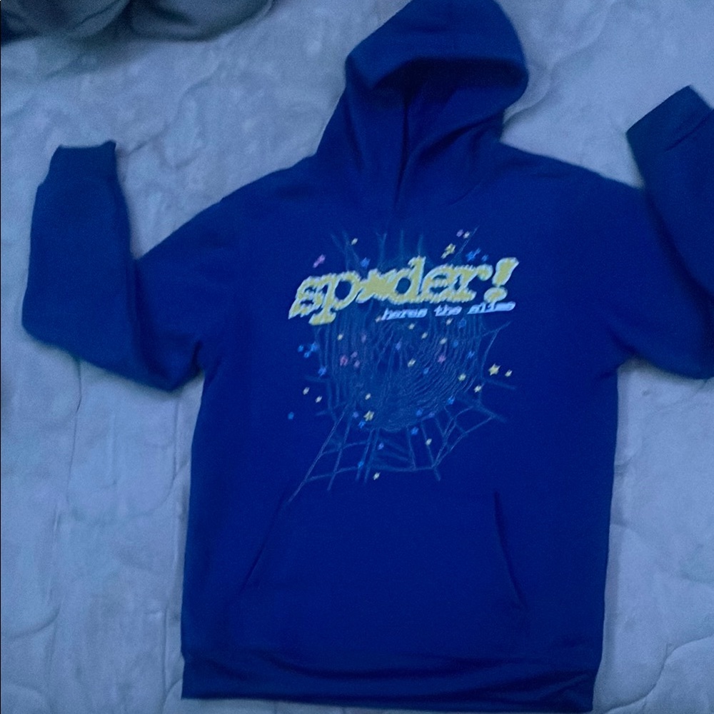 SP5DER TC BLUE Hoodie